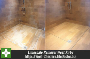 Ceramic Wood Plank Effect Shower Tile Cleaning Kirby Wirral